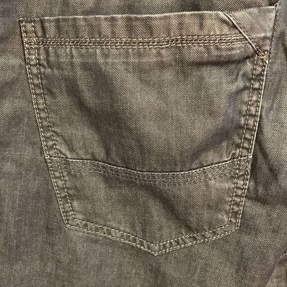 Black Brown 1826 Black Wash Whiskered Classic Fit Straight Leg Jeans Size 36X32 - Picture 7 of 16